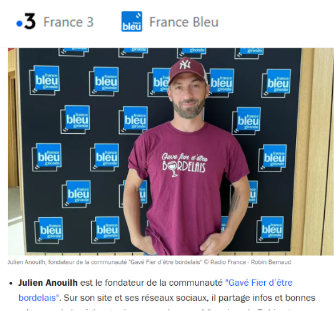 Reportage France 3 et France Bleu Gironde